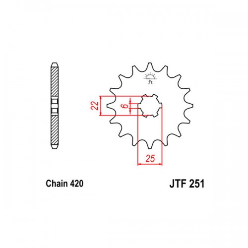 SGR 542010014 - PIGNONE HONDA (420) 14 D