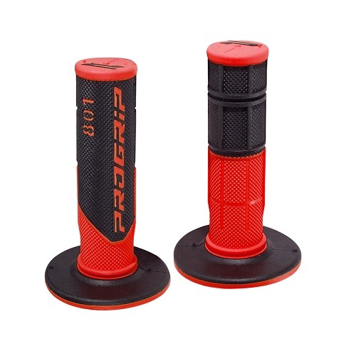 ACSUD 344114A - COPPIA MANOPOLE PRO GRIP 801 BLACK / RED