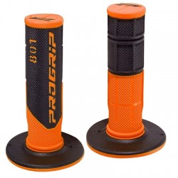 ACSUD 344114C - COPPIA MANOPOLE PRO GRIP 801 BLACK / ORANGE