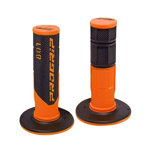 ACSUD 344114C - COPPIA MANOPOLE PRO GRIP 801 BLACK / ORANGE