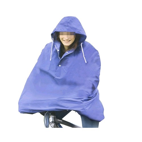 ACSUD S35267 - PONCHO IMPERMEABILE BLU / GIALLO TAGLIA UNICA PER ADULTO