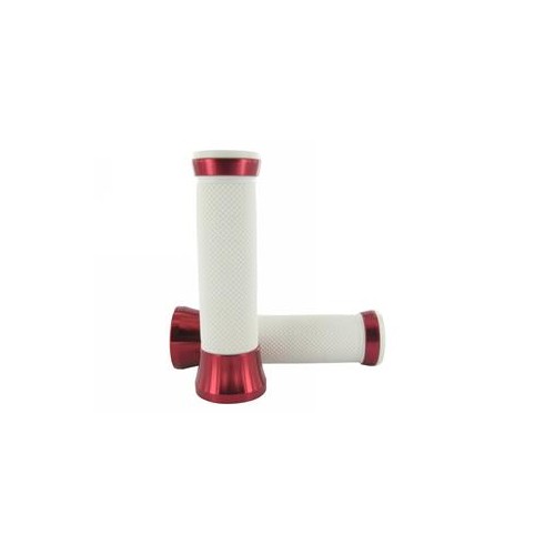 STR-065.07/RE - MANOPOLE STR8 CNC, BIANCO / ROSSO