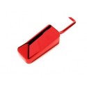 STR-250.00/RE - SPECCHIO STR8 F1-STYLE, UNIVERSALE, ROSSO, FILETTO M8 SINISTROSO, INCLUSO ADATTATORE