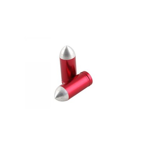 STR-545.88/RE - TAPPI VALVOLA STR8, BULLET, COPPIA, ROSSO