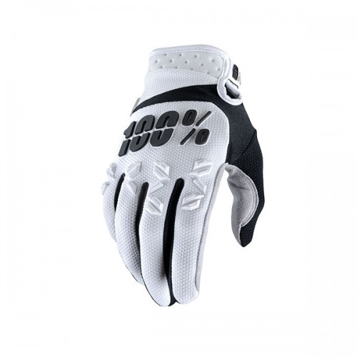 SGR 463002L - GUANTI AIRMATIC 100% WHITE/BLACK (L)