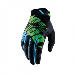 SGR 463008L - GUANTI RIDEFIT 100% BLACK/LIME (L)