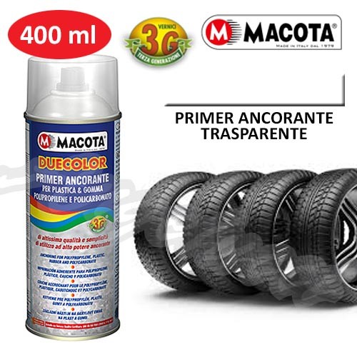 MACOTA 02094 - DUECOLOR PRIMER PER PLASTICA E GOMMA PRIMER ANCORANTE 400ML.