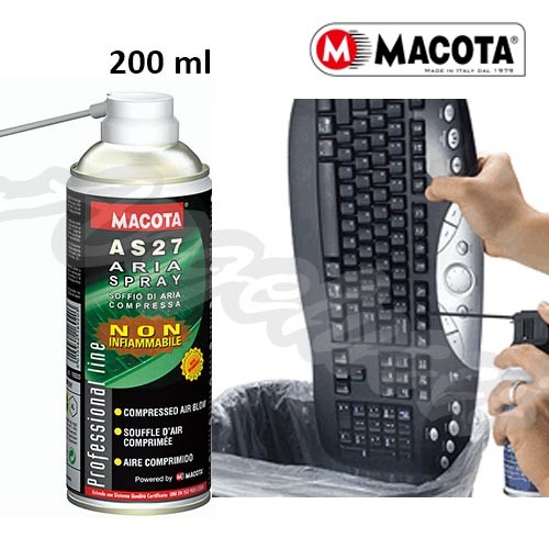 MACOTA 16920 - AS27 ARIA SPRAY ARIA COMPRESSA NON INFIAMMABILE 200ML.