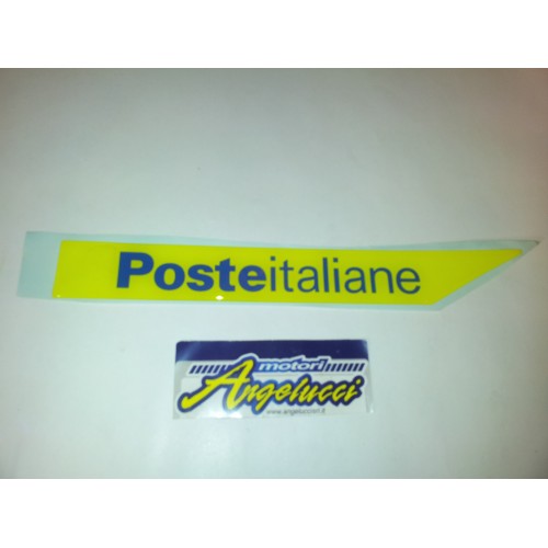 576674 TARGHETTA ADESIVO EMBLEMA DECALCO POSTE ITALIANE LATO SX