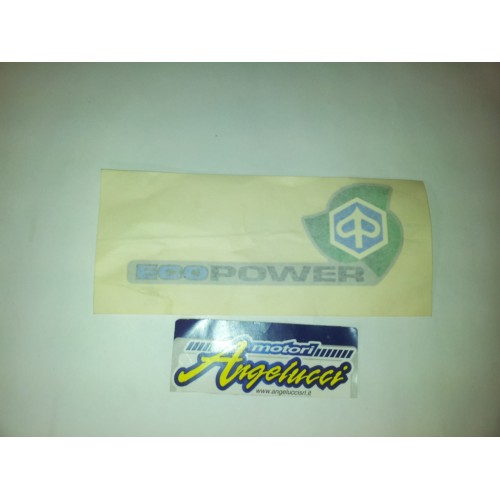 PIAGGIO B007285 TARGHETTA ADESIVO EMBLEMA DECALCO ECOPOWER PER PORTER UP DATE