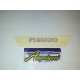 PIAGGIO 299441 TARGHETTA ADESIVO EMBLEMA DECALCO PIAGGIO SCRITTA IN NERO SU COPERCHIO MANUBRIO NRG