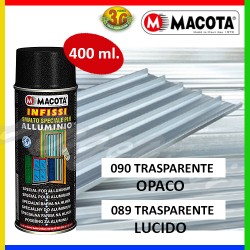 MACOTA 41090 - ALLUMINIO TRASPARENTE OPACO 400ML.