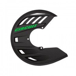 SGR 507004 - COPRIDISCO CARBON LOOK - SCRITTA VERDE