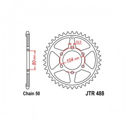 SGR 541640240 - CORONA ACCIAIO KAWASAKI (530) 40 D