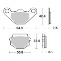 SGR 656135HM - COPPIA PASTICCHE FRENO HM SUZUKI-SYM