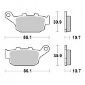 SGR 656161HM - COPPIA PASTICCHE FRENO HM HONDA-SUZUKI-GUZZI