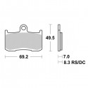 SGR 656782SP - COPPIA PASTICCHE FRENO SP KAWASKI-SUZUKI-TRIUMPH