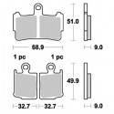 SGR 656869SP - COPPIA PASTICCHE FRENO SP HONDA