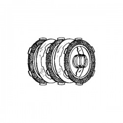 SGR 440420 - SR(3PZ) DISCHI FRIZIONE VESPA 50-125-ET3