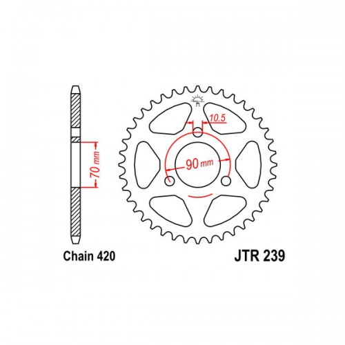 SGR 541010338 - CORONA ACCIAIO HONDA (420) 38 D