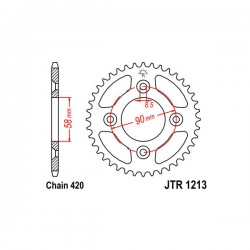 SGR 541011337 - CORONA ACCIAIO HONDA (420) 37 D