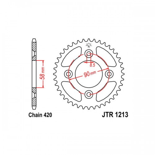 SGR 541011337 - CORONA ACCIAIO HONDA (420) 37 D