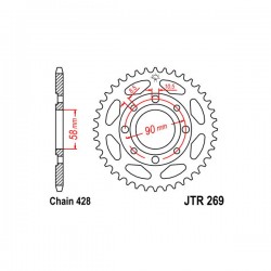 SGR 541020139 - CORONA ACCIAIO HONDA (428) 39 D