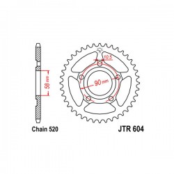 SGR 541021540 - CORONA ACCIAIO HONDA (520) 40 D