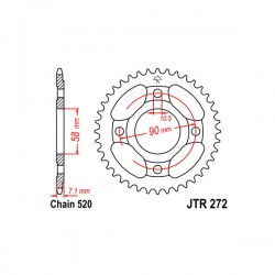 SGR 541021831 - CORONA ACCIAIO HONDA (520) 31 D