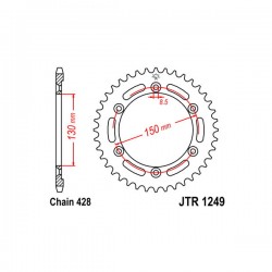 SGR 541022651 - CORONA ACCIAIO HONDA (428) 51 D