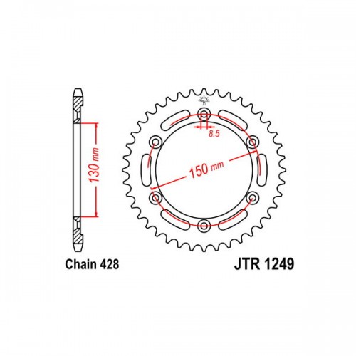 SGR 541022651 - CORONA ACCIAIO HONDA (428) 51 D