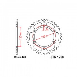 SGR 541022954 - CORONA ACCIAIO HONDA (428) 54 D