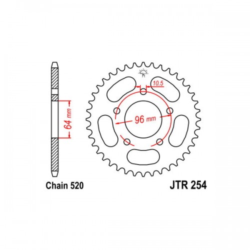 SGR 541030143 - CORONA ACCIAIO HONDA (520) 43 D