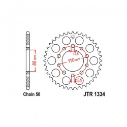 SGR 541040536 - CORONA ACCIAIO HONDA (530) 36 D