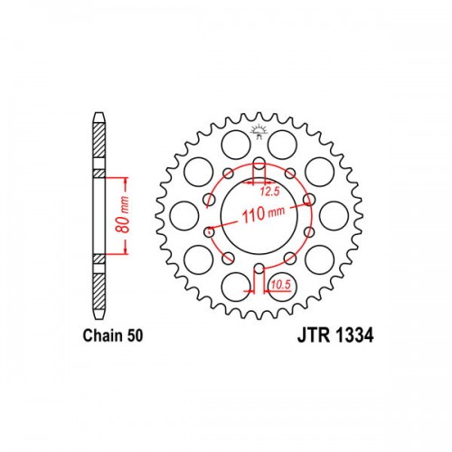 SGR 541040536 - CORONA ACCIAIO HONDA (530) 36 D