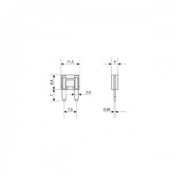 SGR 603000 - KIT DA 100 PZ DI FUSIBILE MINI LAMA 5A (PEZZI 100)