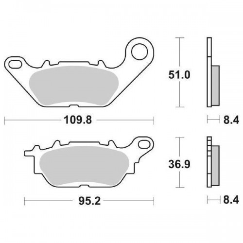 SGR 6568580 - CP.PAST.ANT. YAMAHA 125 YBR 08/-