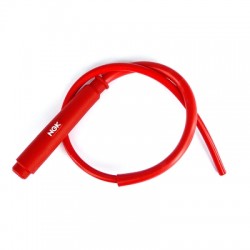 ACSUD 187002B - FILO PIPETTA DRITTA CANDELA SILICONE ROSSO NGK CR1