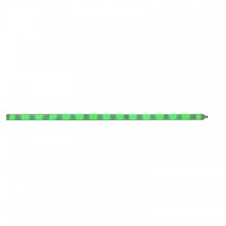 ACSUD 220377B - STRISCA LEDS ADESIVA 40CM VERDE