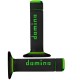 ACSUD 343910F - COPPIA MANOPOLE DOMINO CROSS BI-COMPOSITE NERO/VERDE