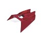 ACSUD 369951 - CODINO SPOILER TNT F1 ANODIZZATO ROSSO